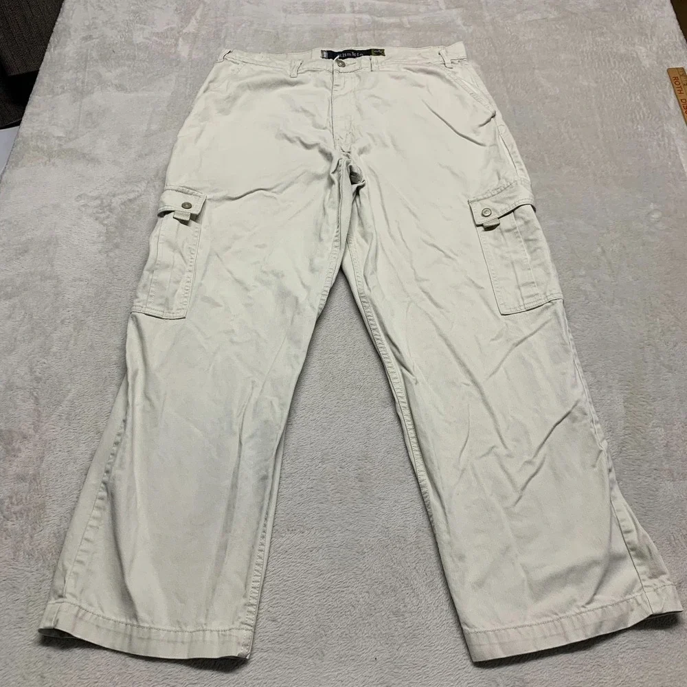 Vintage Y2K Levi's Silvertab Corduroy Khakis Loose Baggy Cargo Pants Men's 36x31